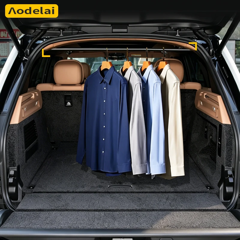 

For Land Rover 2023-2026 Range Rover trunk special hanger rod clothes drying rod clothes hanger interior special modification