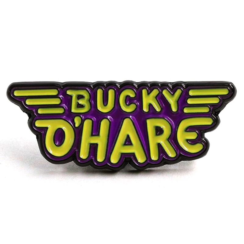 Bucky O'Hare-TV Show Logo Badge Clássico Retro Gaming Esmalte Pin 90s Vintage Jogo Periférico Gamer Presente Coletar Lembranças