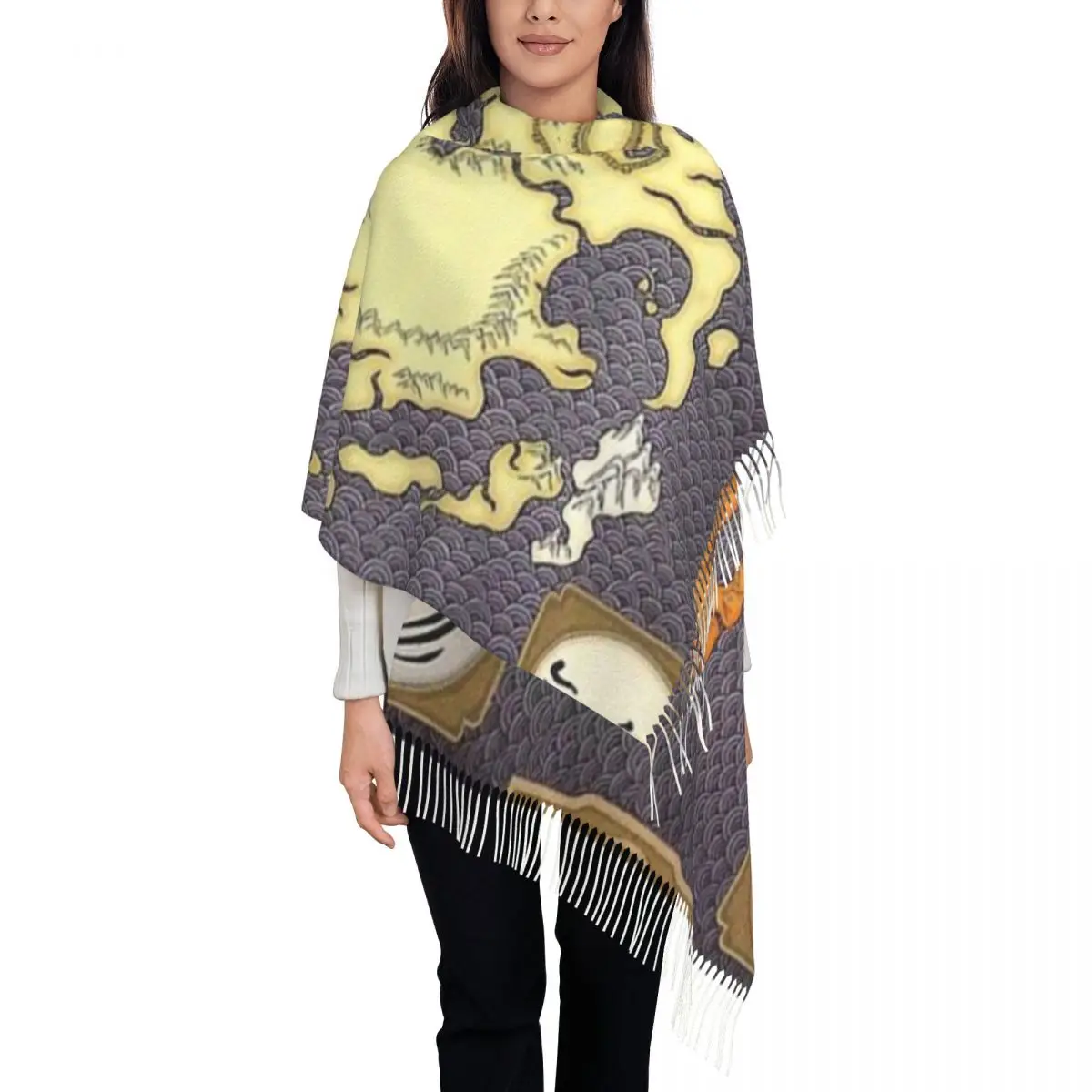 

Avatarans Airbender Shawl A Tassel Scarf