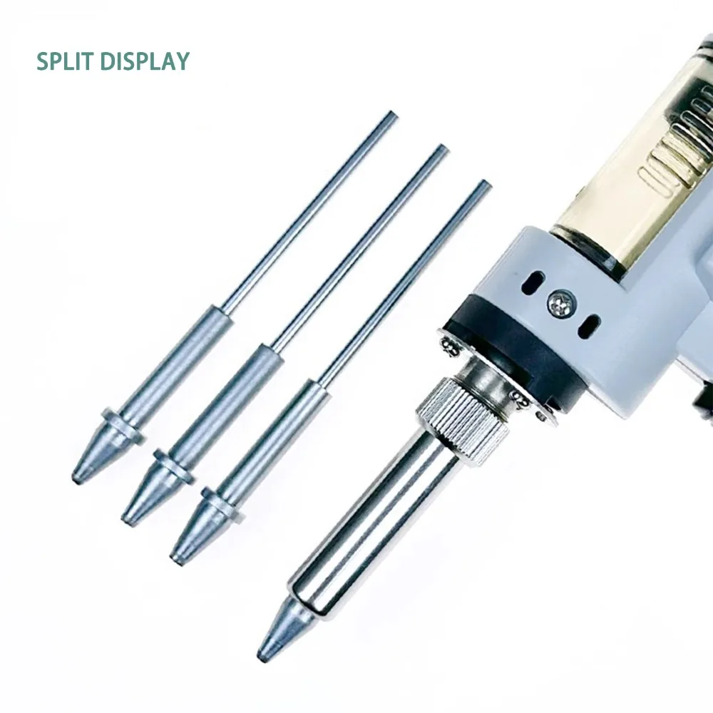 S-993A مسدس إزالة لحام كهربائي أحادي المضخة مصاصة لحام كهربائية 110 فولت/100 وات، مع حامل) فوهة شفط 1.0 مم