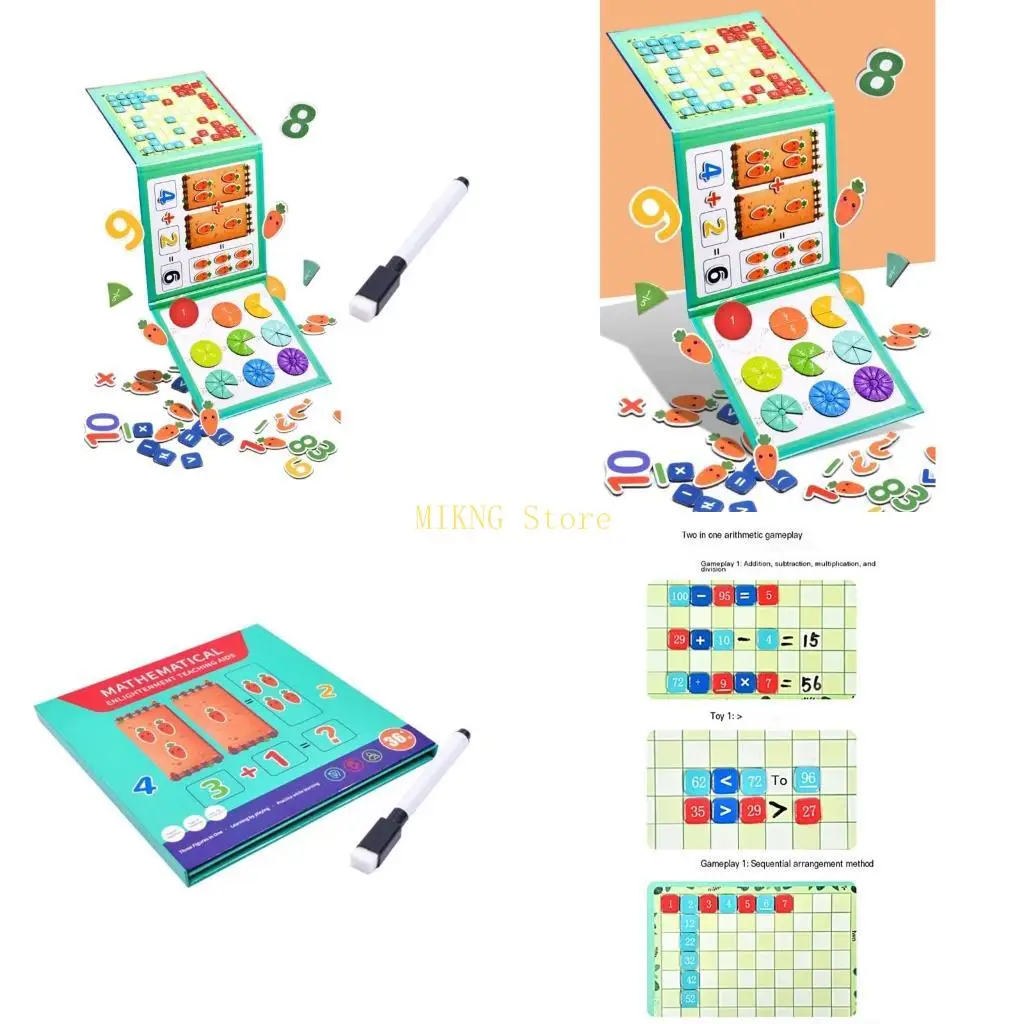 

Fraction Tiles & Fraction Circles, Fractions Manipulatives Educational Math Learning Puzzle Game for best sale