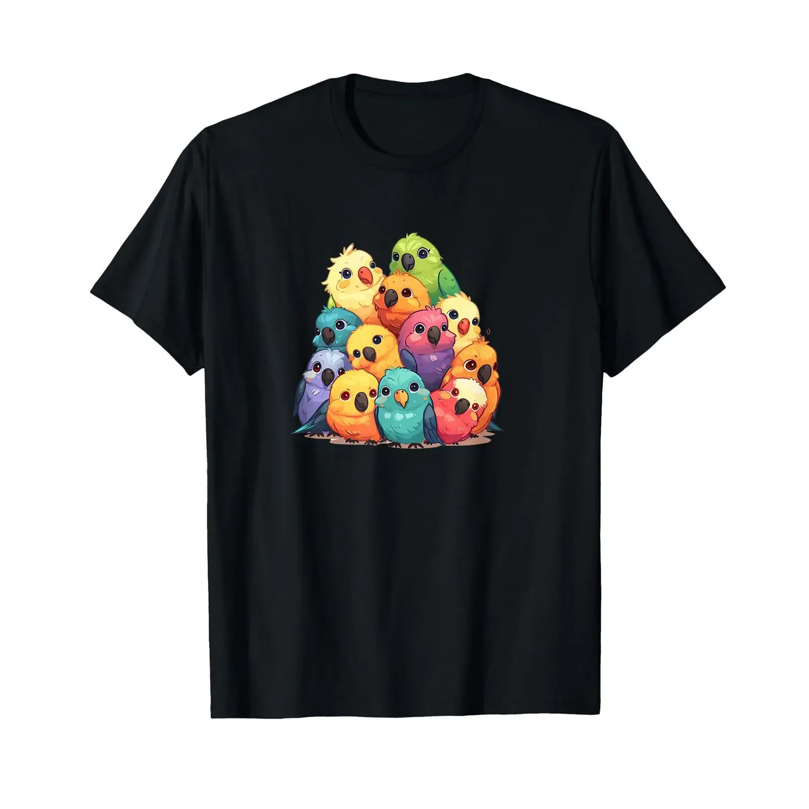 Cute Kawaii Pastel Cockatiel Parakeet Bird Boys Girls Kids T Shirt vintage Washed Slightly graphic Breathable Stylish Casual
