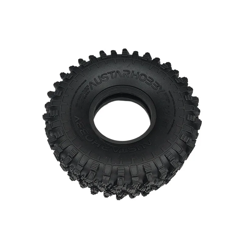 

4PCS 130mm 2.2" RC Rock Crawler Tires for Axial TRX6 KM5 | Off-Road Rubber Terrain Wheels | 1/8 Scale All-Terra