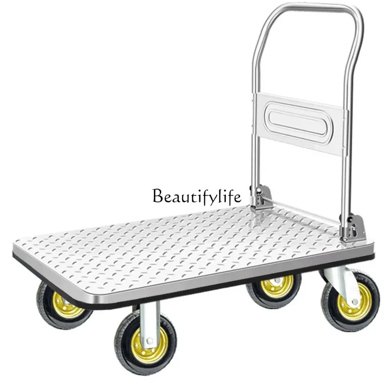 

Бесшумная складная тележка, маленькая стальная пластина, очень толстая бытовая портативная планшетная кровать с ручным управлением