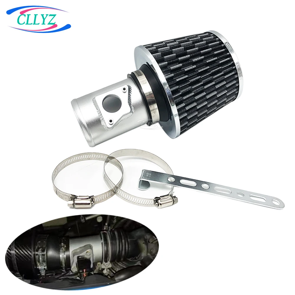 High Quality Cool Air Intake Duct Aluminum Kit with High Flow Air Filter For Honda Accord Toyota Lexus Subaru