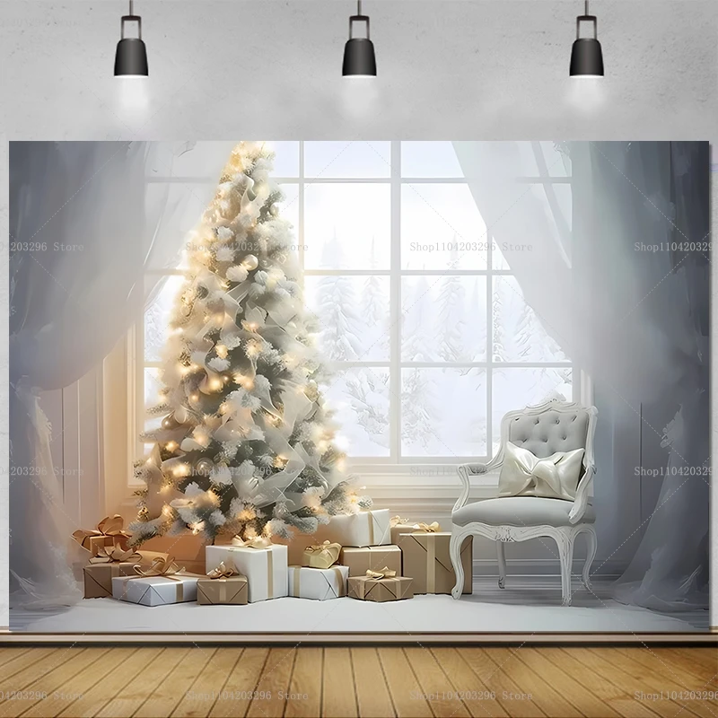 Toile de fond de Noël blanche - Baby Xmas Food avis et prix