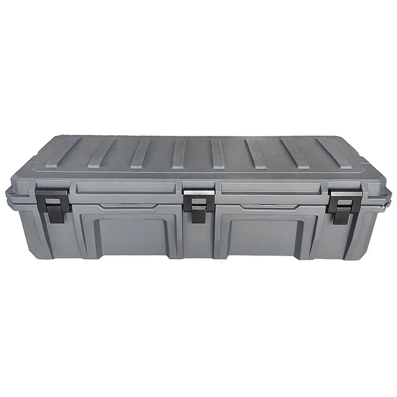 110L Large Size Heavy Duty Structural Strength Rotomolded PE Transport Box For Tools Storage Tool Box