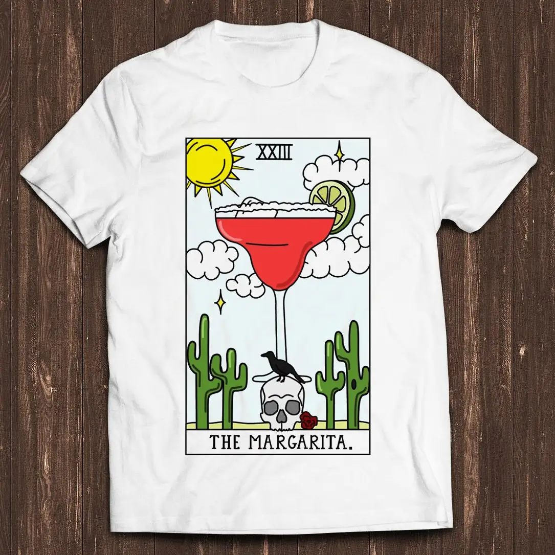 Margarita Tarot Reading Future Card Meme Gamer Funny Art Design Retro Cult Movie Music Top Cool T Shirt C1046