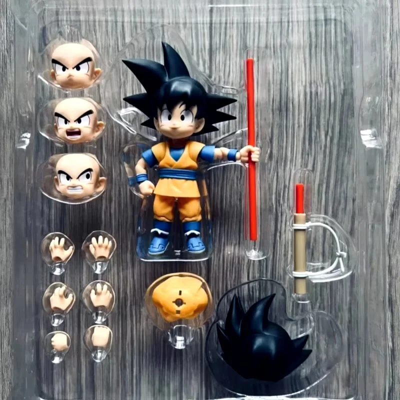 Bandai S.H.Figuarts Dragon Ball Daima Son Goku Mini 1/12 Action Doll Collectible Anime Figure Model Toy Birthday Xmas Gifts