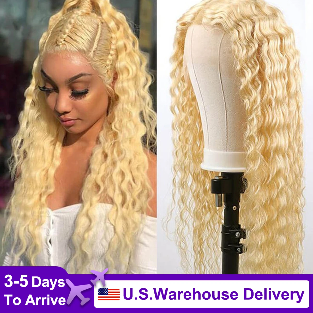 Glueless wigs 13x4 210Density Deep Wave HD Lace Front Wigs Human Hair Curly Lace Frontal Wigs Brazilian Wigs For black Women