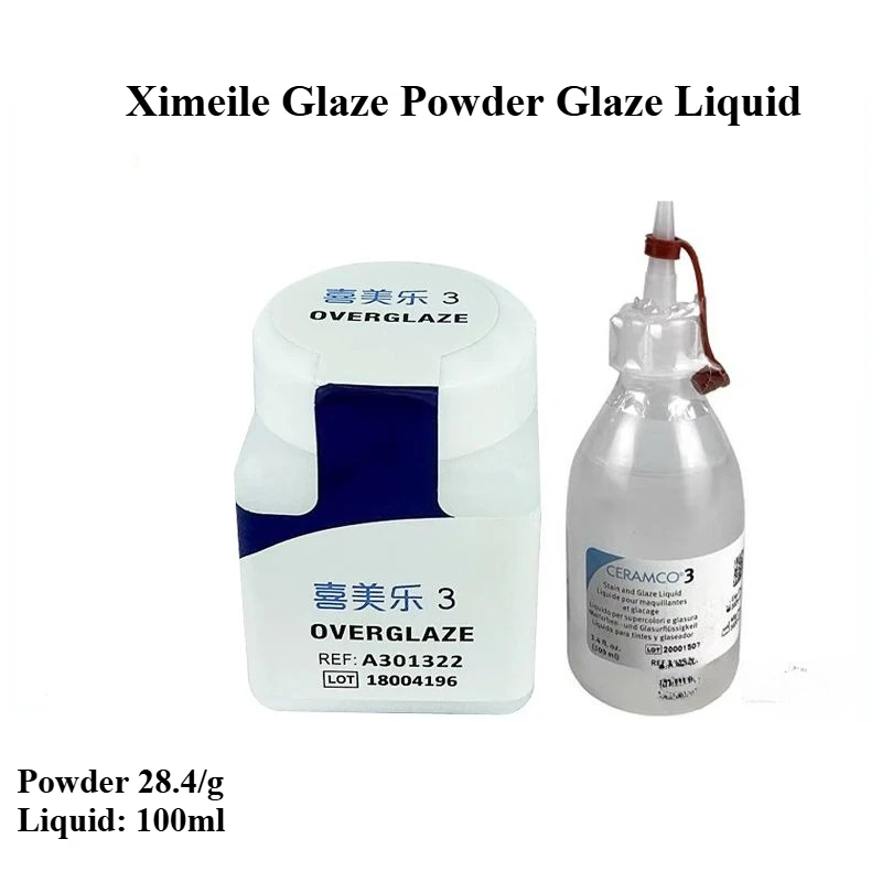 Dental Materials DENTSPLY Ceramco Super Bright Glaze Powder Glaze Solution Galze Oral Materials Tools Laboratory Materials