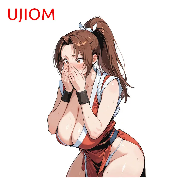 UJIOM Mai Shiranui Big Boobs Wall Sticker An Ime Smart Home Wall Art Decal Scratch Proof Colorful Graffiti Murals Accessories