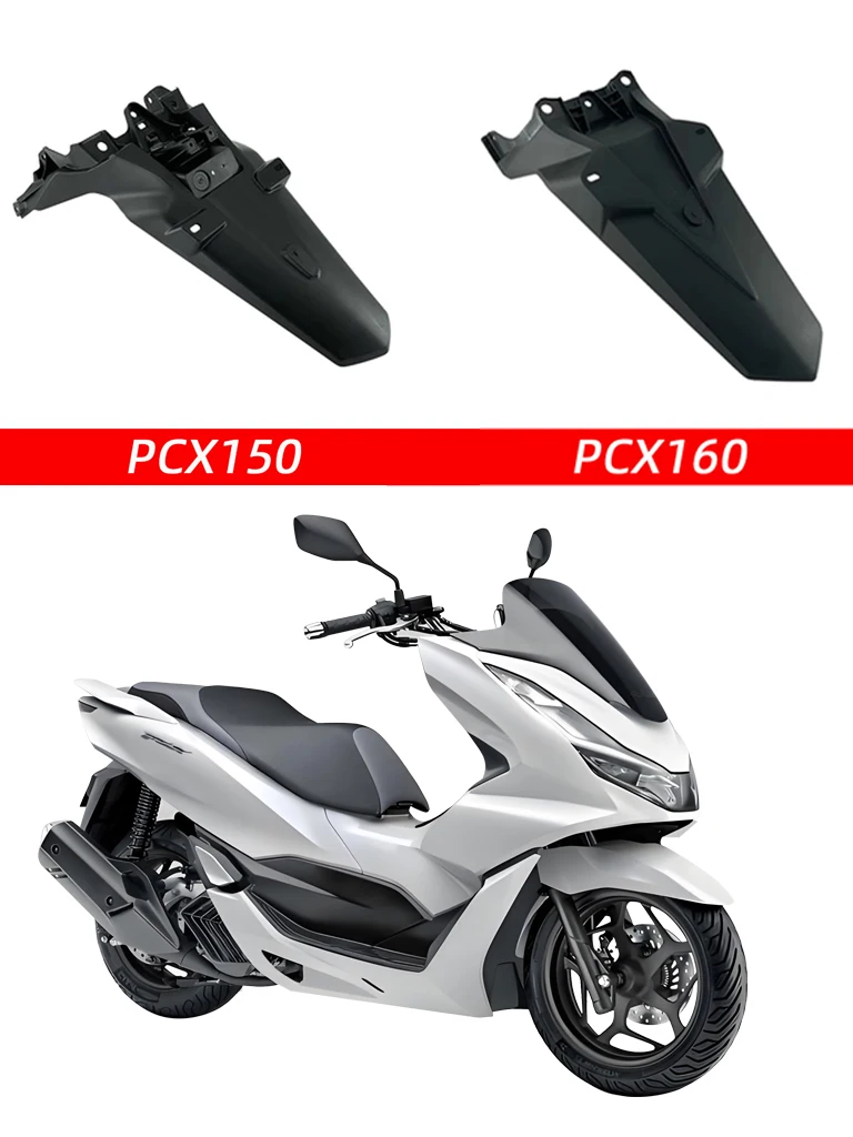 Motorcycle Rear Fender Mud Guard for Sundiro Honda Wuyang Scooter for SDH150T WH150T-2-3 PCX150 Original Fit Motorbike Mudguard 6