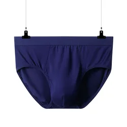 DANJIU Solid Simper Style Modal Underwear for Fashion Yong Man Breathable High Elasticity Soft Breifs Middle Waist U Convex Bag