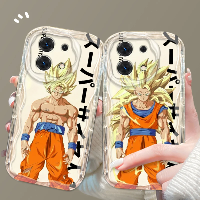 

D-Dragon Ball Goku Gohan Art For Xiaomi Redmi Note 14 11 13 12 Poco M6 X6 X5 X4 X3 M3 F4 Pro Plus 5G Wave Oil Soft Phone Case