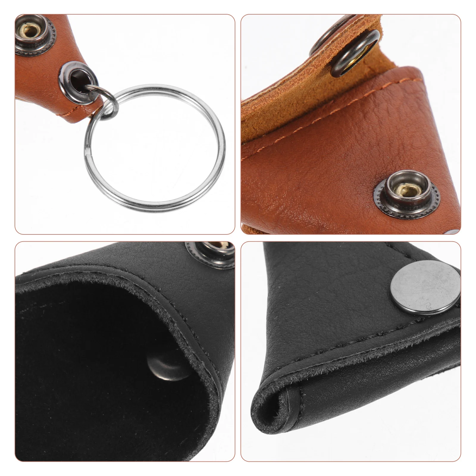 

2 Pcs Guitar Pick Bag Accessories Storage with Case Acoustic Holder Plectrum Organizer Picks Musical Instrument Man