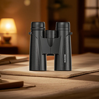 Black Binoculars for Adults with Upgraded Adapter - Large View Clear Low Light Vision Lightweight for Stargazing Watching