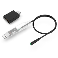 OTG-USB USB Programing Cables for Bafang Mid Drive Kit BBS01 BBS02B BBSHD to Changes PAS Speed Parameters 43.3\