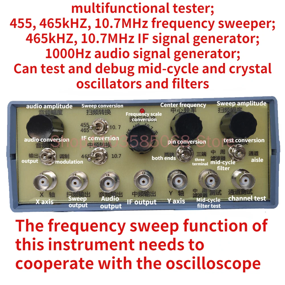 

Scanner Intermediate Frequency Signal Audio Signal Generator Electronic Kit Diy Parts Assembly Explosion Models