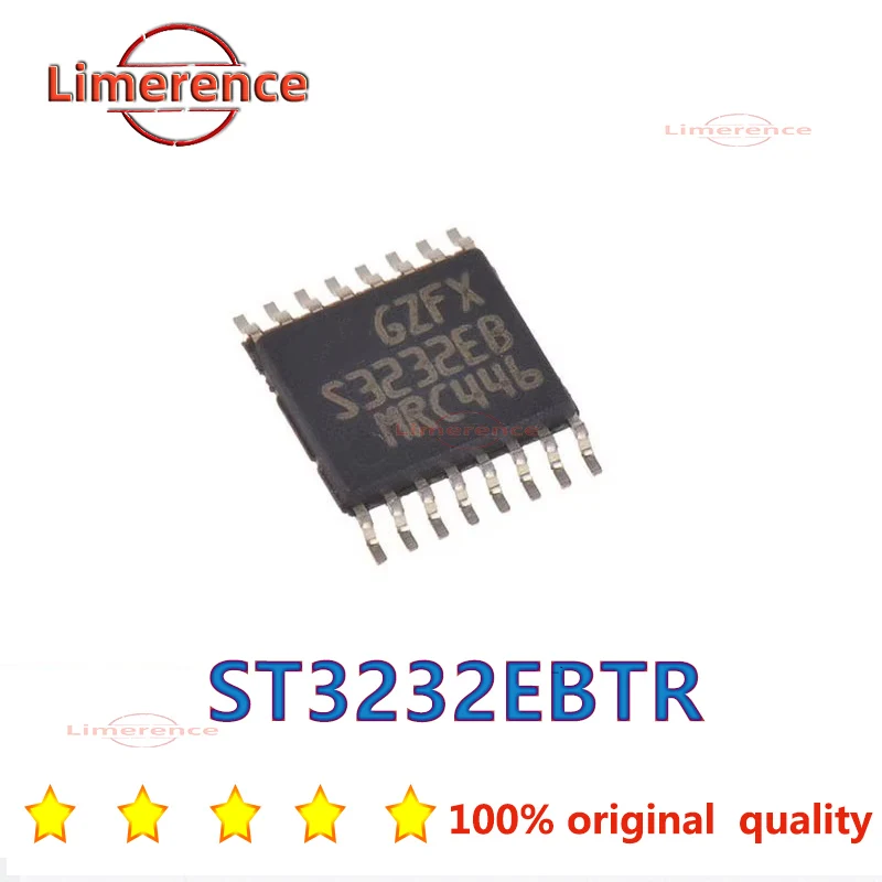 10pcs/lot ST3232EBTR ST3232EB ST3232 S3232EB TSSOP-16 Chipset 100% New&Original In Stock