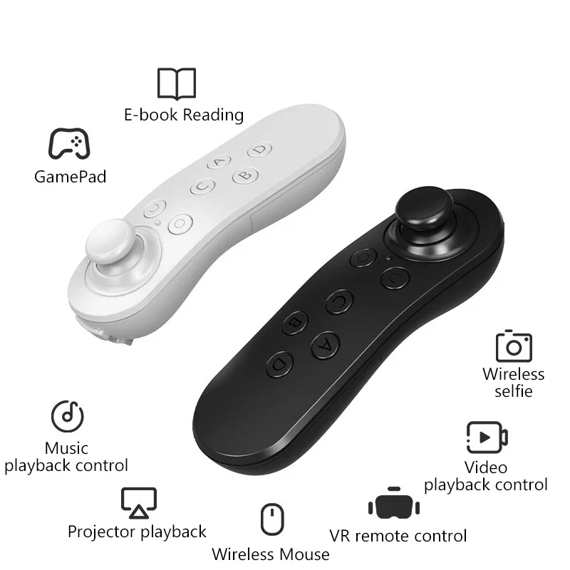 Remote Control Mobile Phone VR Glasses Wireless Android Smart Phone Gamepad Remote E Book Page Turning Lever