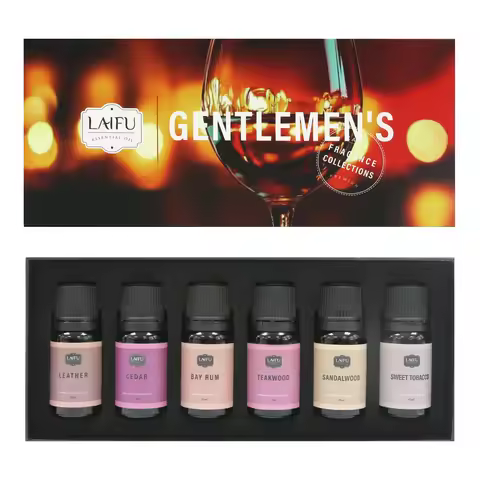 6 Bottles 10ml Premium Essential Oils for Diffusers &amp; Candles, Essential Oils Scents Home &amp; Office Fragrance Great Gift Idea.