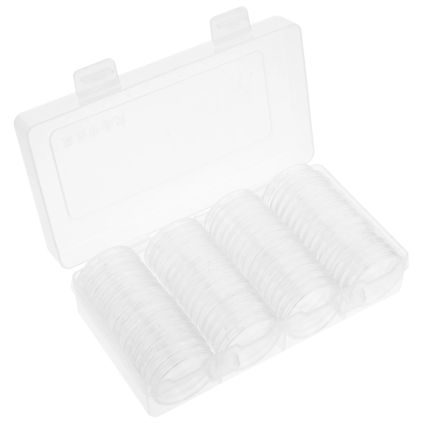 

Coin Storage Box for Collectors Portable Transparent Plastic Holders Protector Display Container Boxes Storing Commemorative