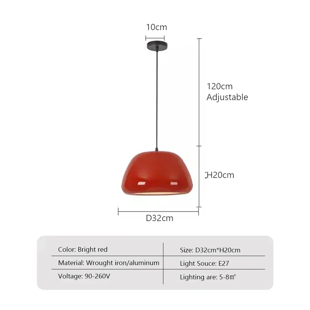 Nordic LED Macaron hanglamp koolstofstaal aluminium wit donkergroen oranje verlichting voor restaurant woonkamers armatuur