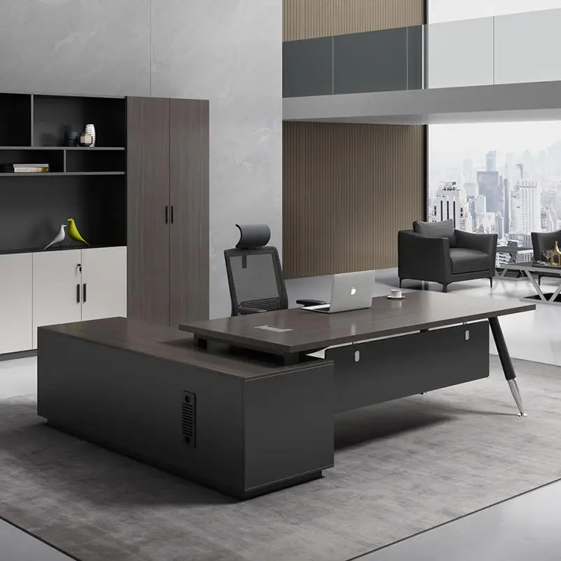 

Office Furniture Boss Desk Simple Modern Supervisor Desk Manager Boss Office And Chair Combination Large Class