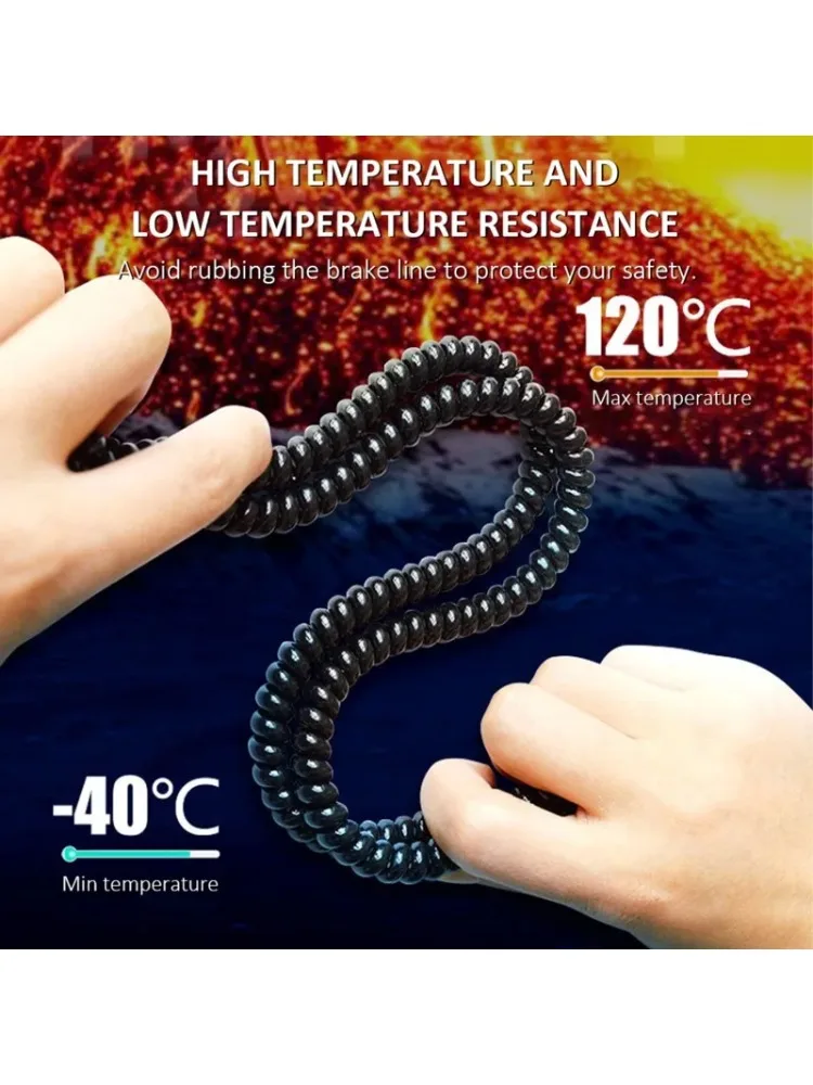 AliExpress NONE 1/2PCS Bicycle Harness Winding Tube TPU Protective Sleeve for E-Bike Brake Wire Cable Organizer Spiral Wrap Portable Line Cover