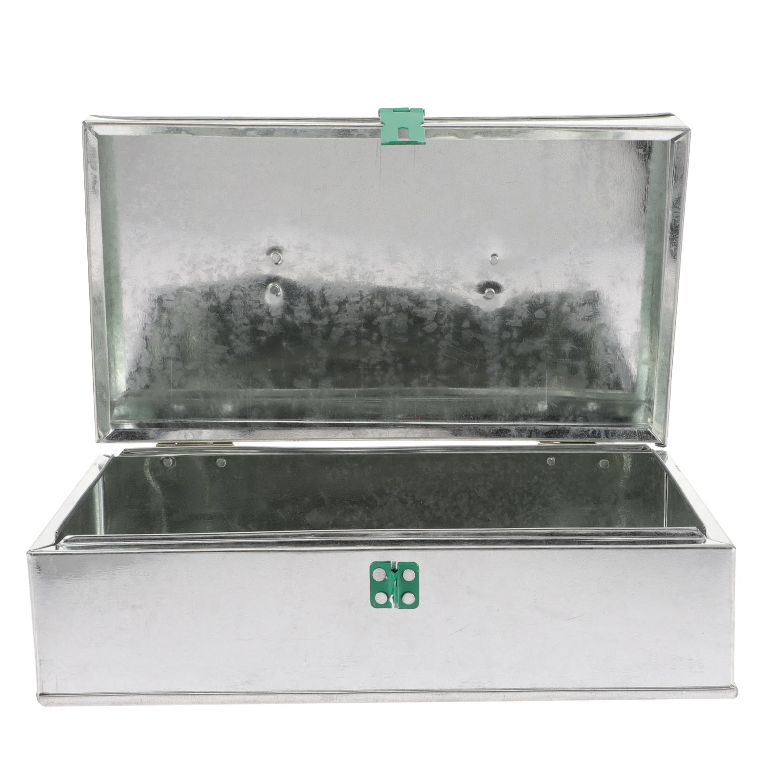 1Pcs Portable Tough Iron Sheet Tool Box Lock Storage Durable Household Repair Tool Organizer Box Cash Holder