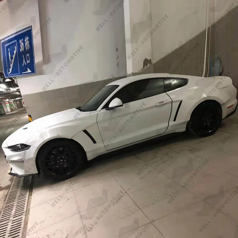 อะไหล่ตัวถังรถยนต์ บังโคลนเหล็กคุณภาพสูง สีดำ สำหรับรถมัสแตง ปี 15-22