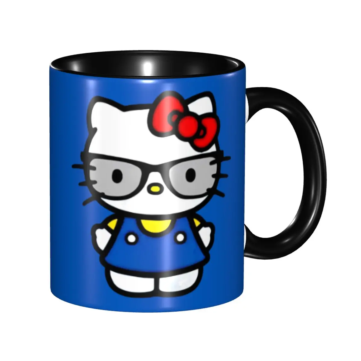 Hello Kitty Glasses Sanrio Coffee Mug Cute Tea Cups For Home