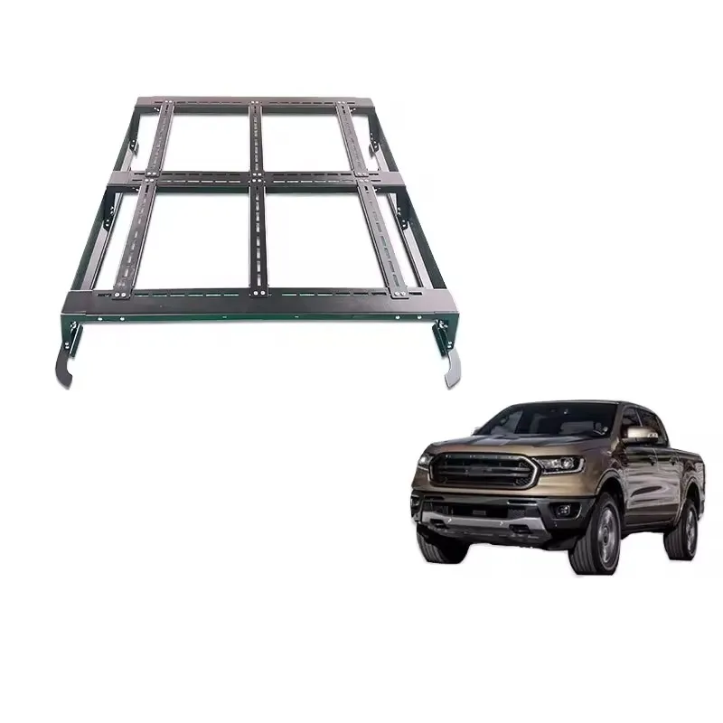 Akcesoria samochodowe 4x4 Heavy Duty Truck Bed Rack Platform Cargo Carrier OEM Sport Roll Bar For Jeep Gladiator toyotas Tacoma