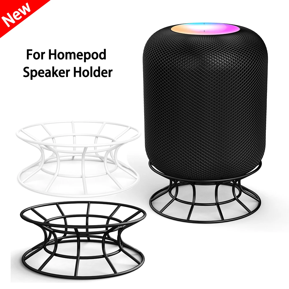 Carbon Steel Stand For Homepod Holder Space Saving Smart Speaker Management Holder For Homepod Stand For Home Pod Bracket