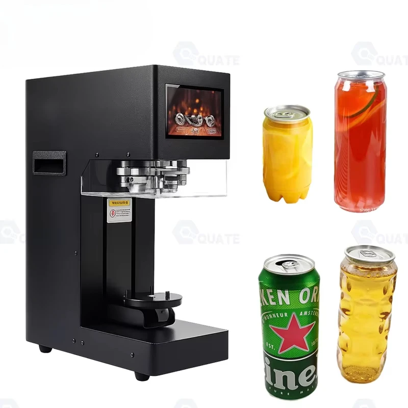 Macchina per bevande Caffè Bevande Acqua frizzante Latte Negozio di tè Uso per l'imballaggio di bottiglie Sigillatura automatica commerciale delle tazze