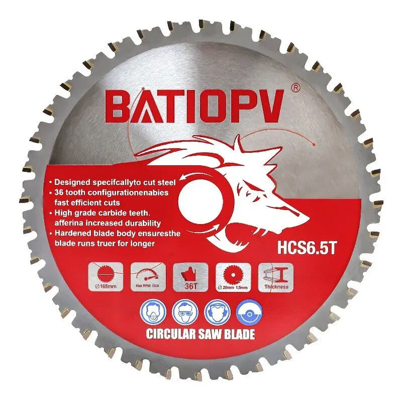 

BATIOPV-165mm iron cutting blade, iron cutting tools, angle grinder saw blade, for cutting metal