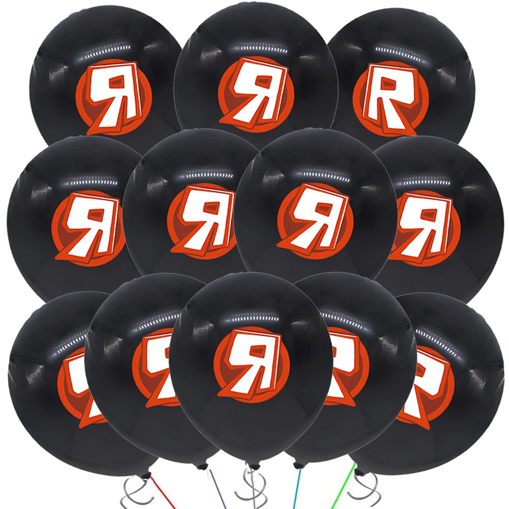 新しい12個入り Roblox パーティーバルーン 12インチ ラテックスバルーンセット ベビーシャワー 男の子 女の子 Roblox 誕生日パーティー飾り付け 子供 おもちゃ ギフト