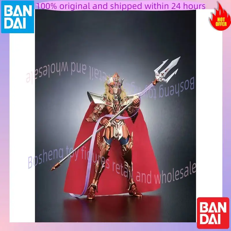Originele Bandai Saint Seiya Mythe Doek Poseidon God Van Zee 1.0 Luxe Versie Chevalier Anime Action Collection Figures Model