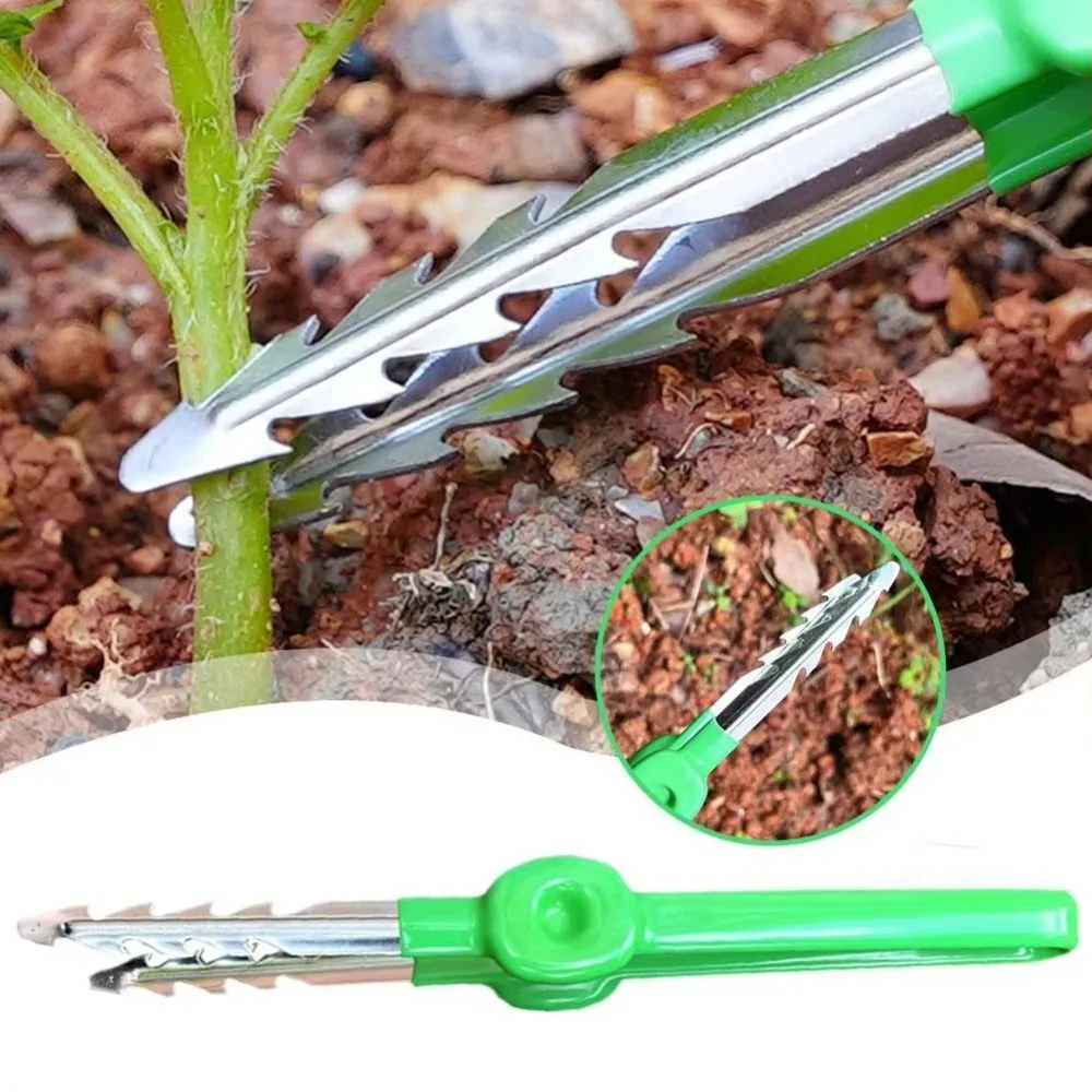 Outdoor Garden Weeding Clip Gardening Tweezers Lightweight Succulent Plant Weeding Potted Transplant Seedlings Tweezers