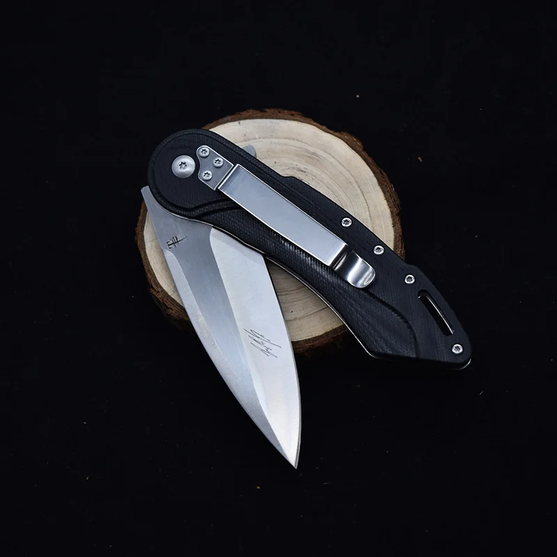 Todd Begg Bearing D2 Steel Pocket Folding Knife Outdoor Combat Hunting Knives Camping Hiking Utility Knife Sharp Cutter EDC Gift