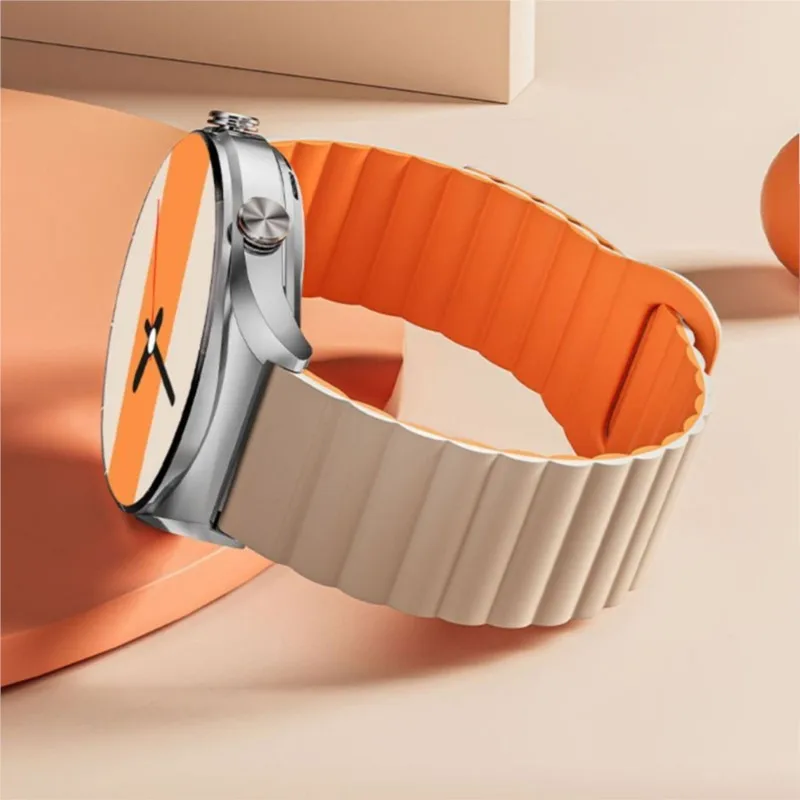 Silikon Magnets ch laufe für Samsung Galaxy Uhr 6 5 Pro 4 klassische aktive 2 Link Band Armband Huawei GT 2-2e 3-4 20mm 22mm Armband