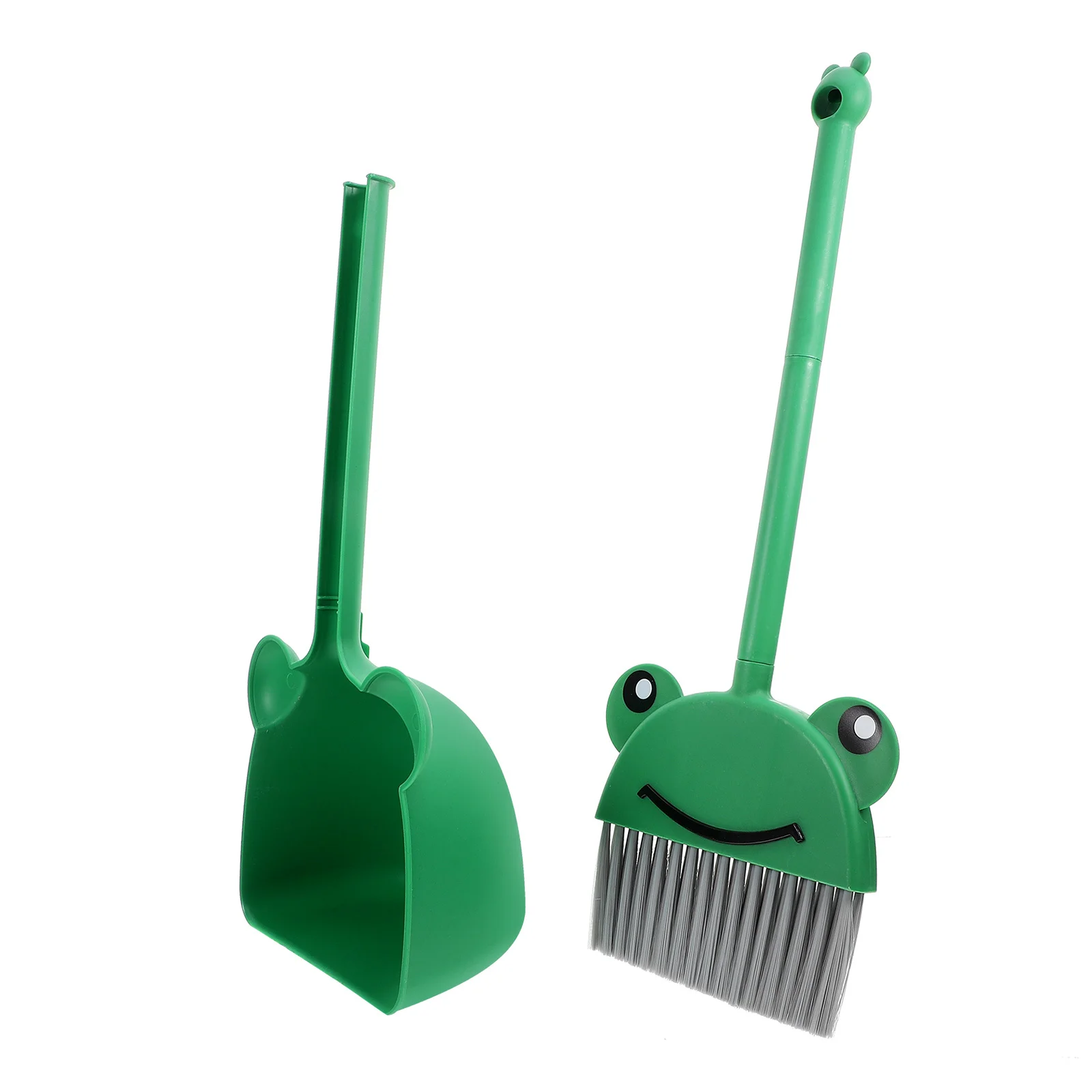 1Set Kids Soft Bristle Broom Dustpan Cartoon Pig Children Household Cleaning Tools Pretend Play Enhance Parent Child Bond