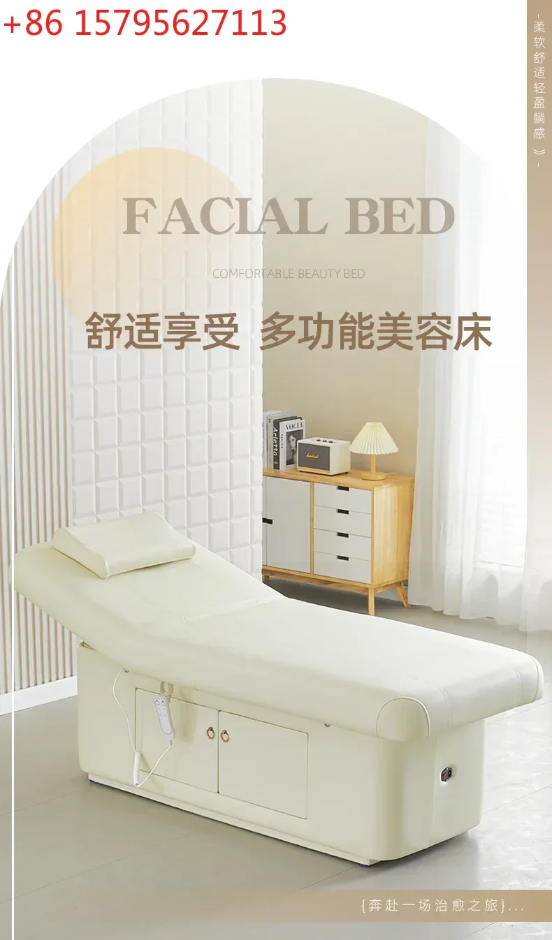 

newHigh-End Smart Electric Beauty Bed Lifting Beauty Salon Multi-Functional Tepidity Therapy Bed Massage Couch