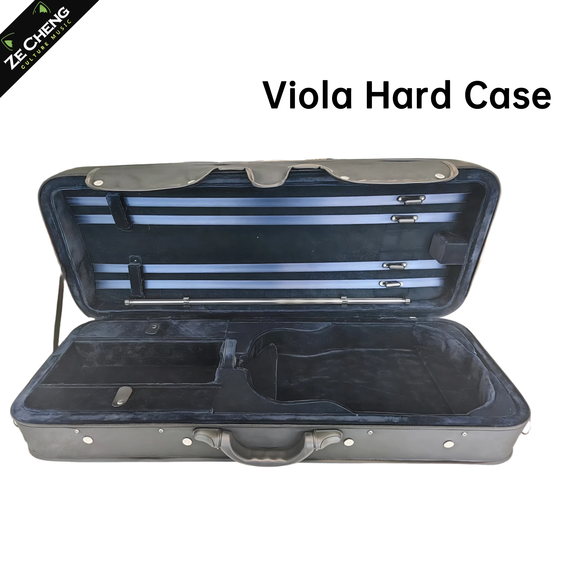 

Shockproof Portable Viola Case, Black Canvas, Suitable for 15-16.5inch Violas