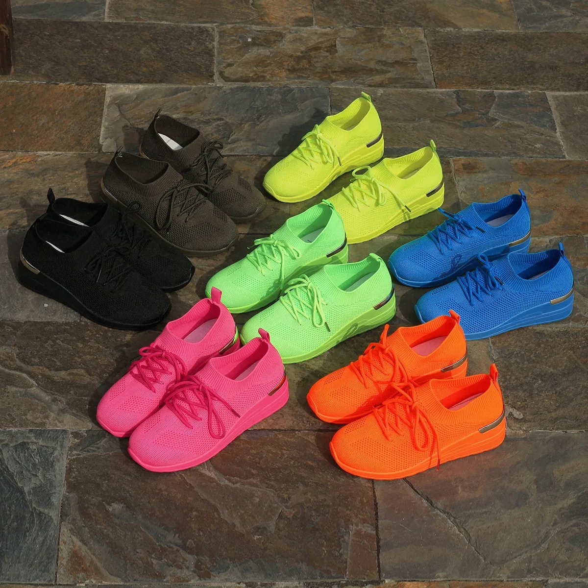 Women Sneakers Round Toe Lightweight Fashion Loafers Spring Autumn Shallow Casual Sneakers Designer Comfortable Shoes for Women
