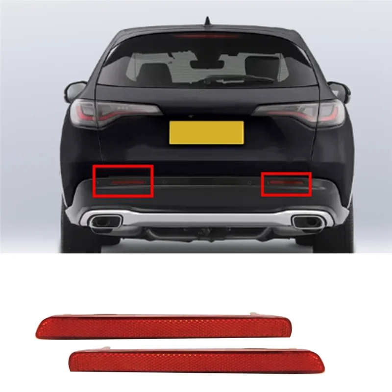 

Precisionn Car LED Rear Bumper Light Fog Lamp Parking Warning Light Reflector Taillights For Honda ZRV 2022-2024