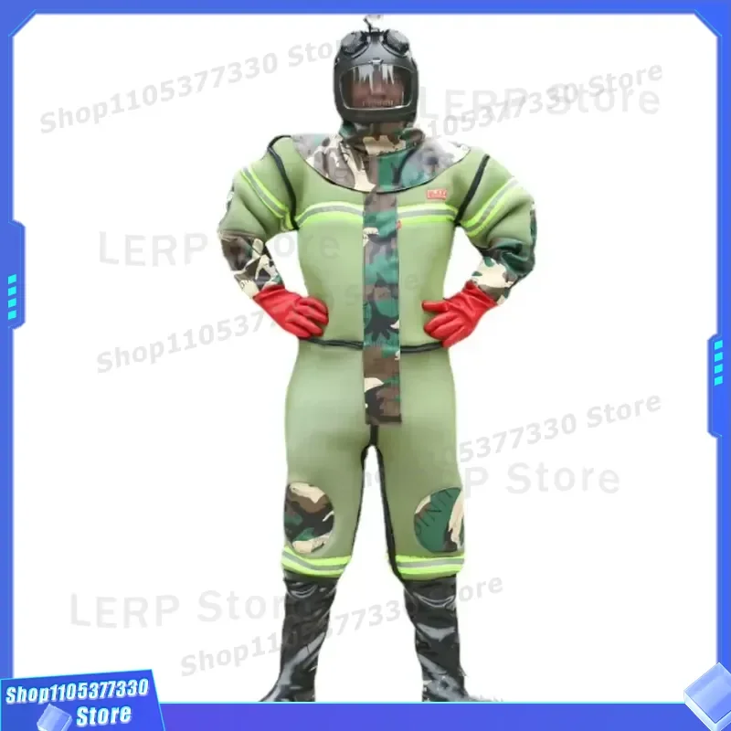 Professional Wasp Capture Suit Full Body Anti Bee Breathable Protective Clothing Set for Safe Insect Removal and Garden Work