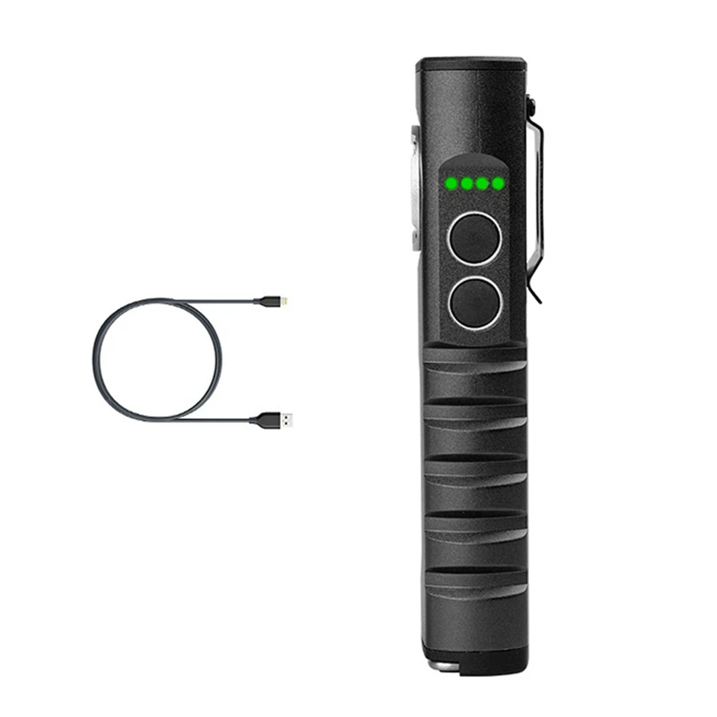 M11K-EDC Flashlight With Auto  Combo Work Light Rechargeable Stepless Dimming Flashlight With Magnet Aluminium Material
