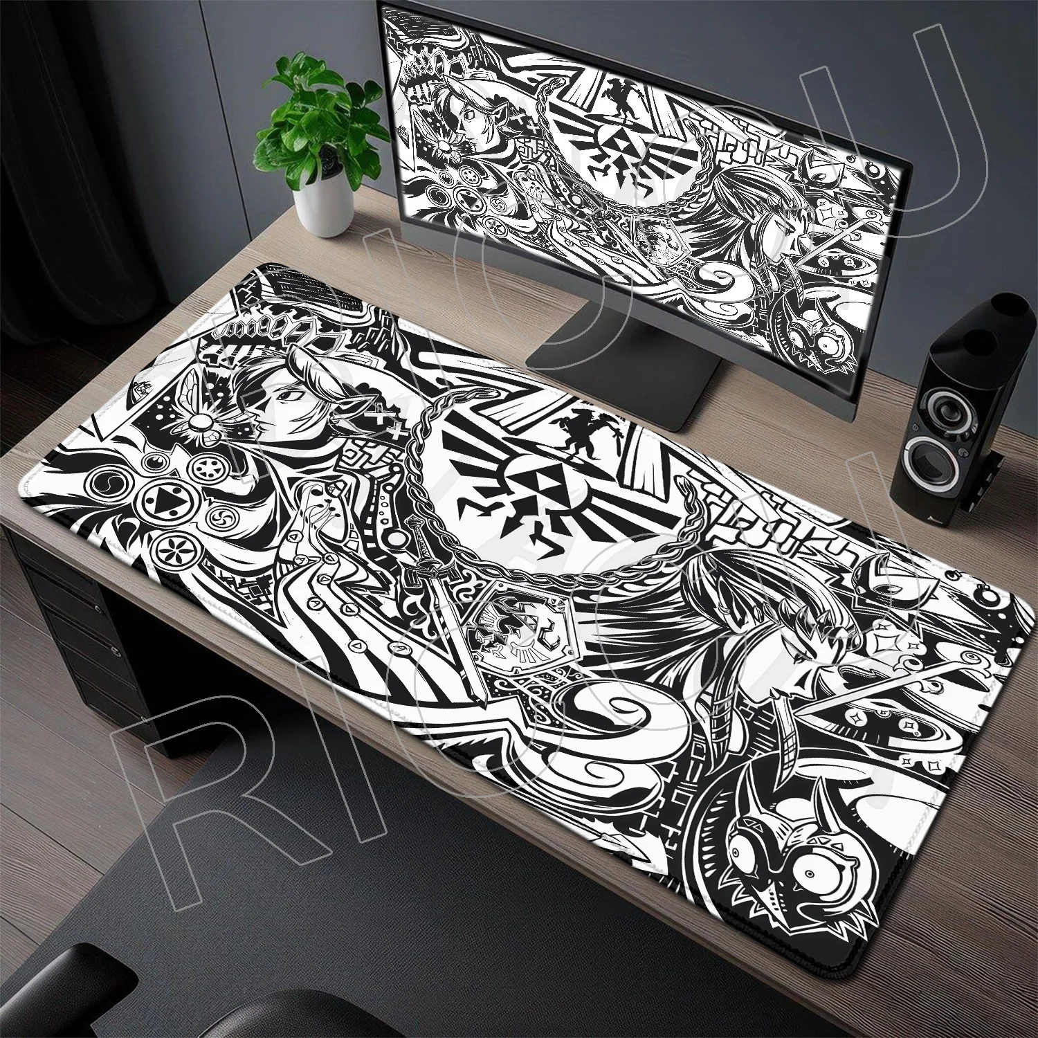 XXL HD Printing Gamer Mousepad - Zelda Gaming Accessories 评论和价格